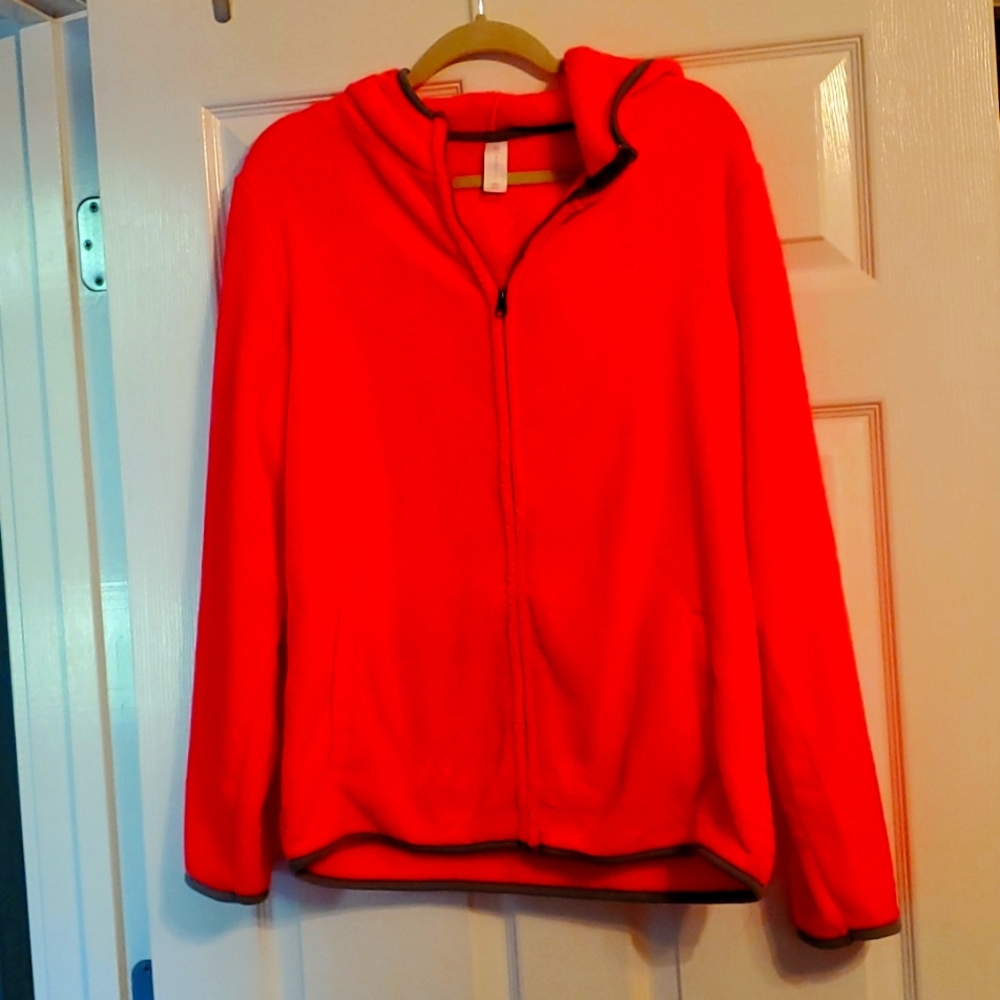 No Boundaries Pink and Gray Hooded Sweatshirt